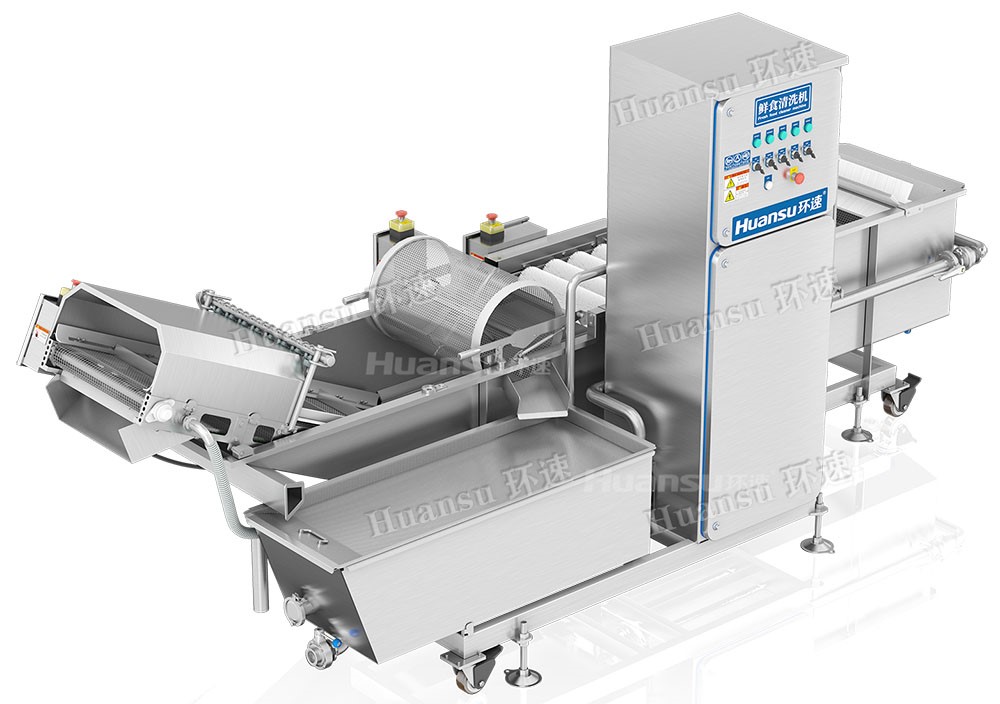 辣椒異物去除清洗機，多重裝置清洗干凈